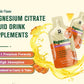 Magnesium Citrate Liquid Supplement 280Mg, with Bromelain, Vitamin C, D3, B6, Zinc, High Absorption Magnesium Citrate Oral Solution