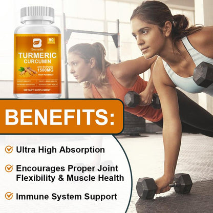 Turmeric Curcumin Capsules with Berberine 2packs